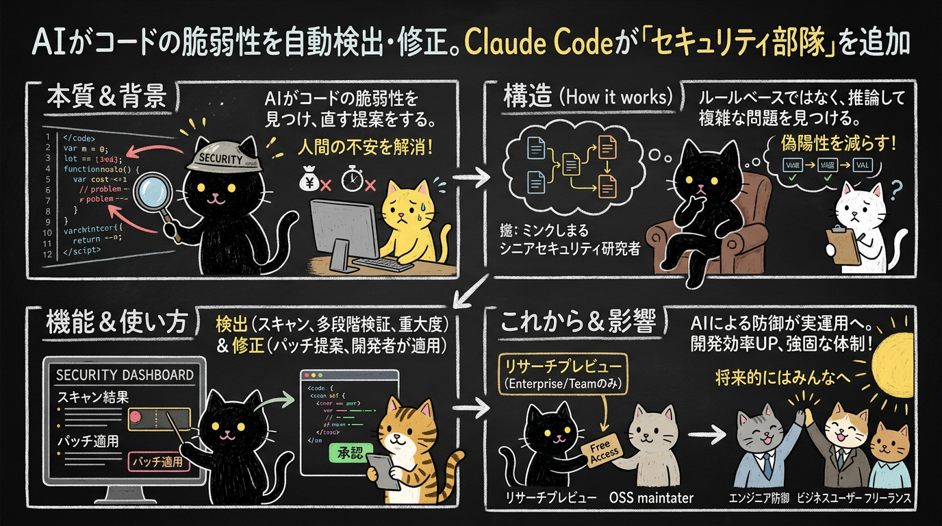 Claude Codeが「セキュリティ部隊」を追加 AIがコードの脆弱性を自動検出・修正提案
