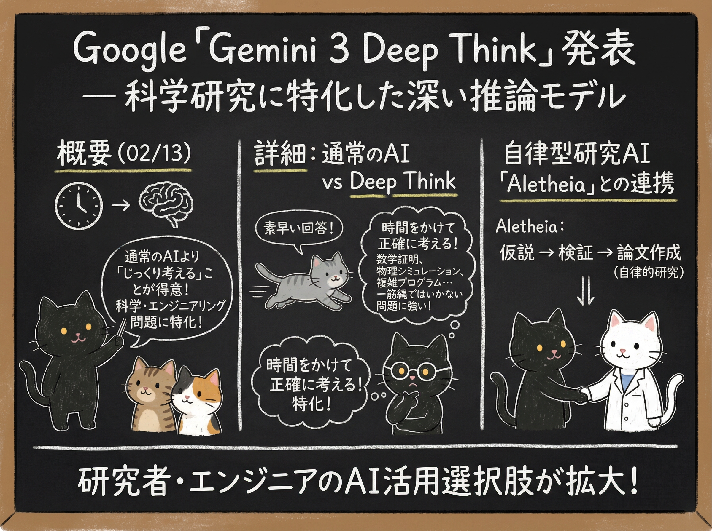 Google「Gemini 3 Deep Think」大幅アップデート ― "じっくり考えるAI"が科学研究を変える