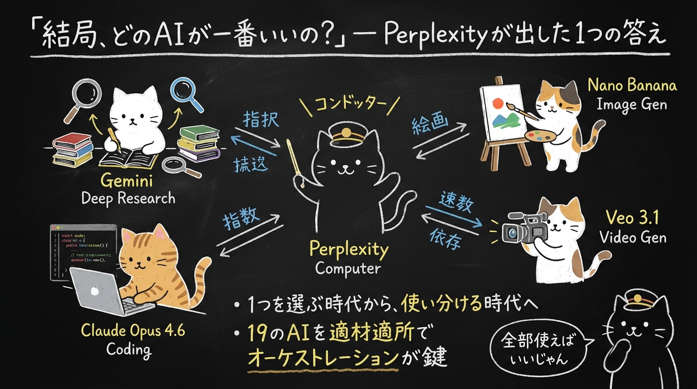 「結局、どのAIが一番いいの？」— Perplexityが出した1つの答え