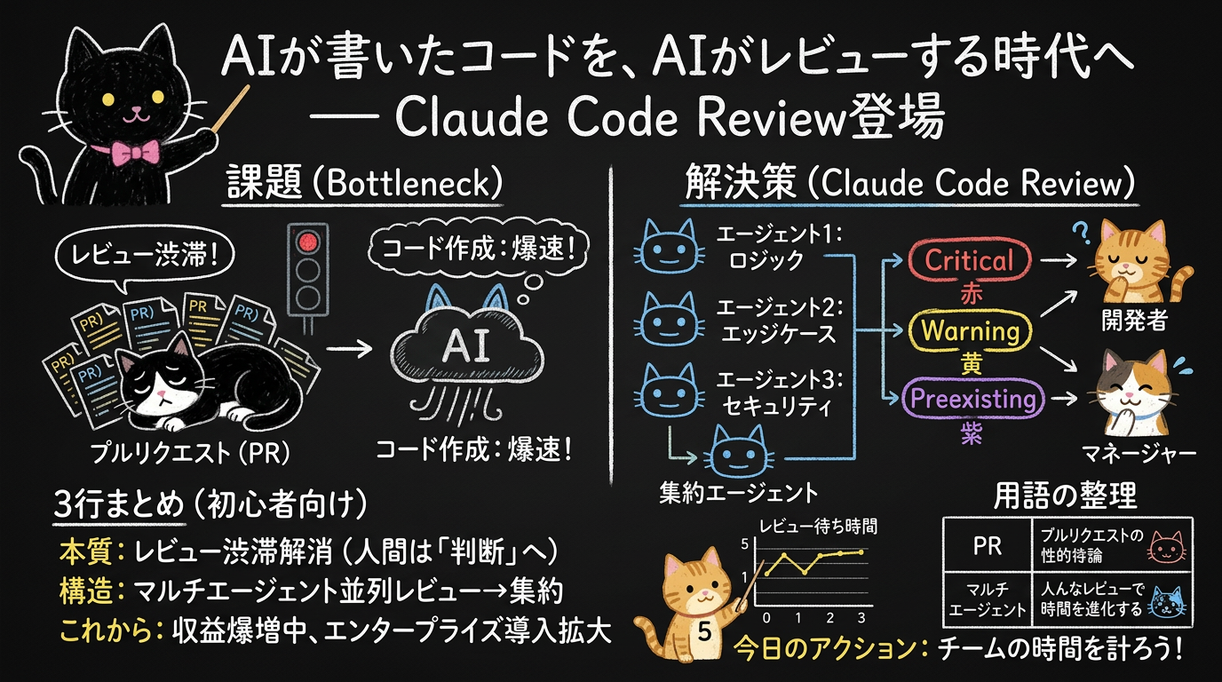 AIが書いたコードを、AIがレビューする時代へ — Claude Code Review登場