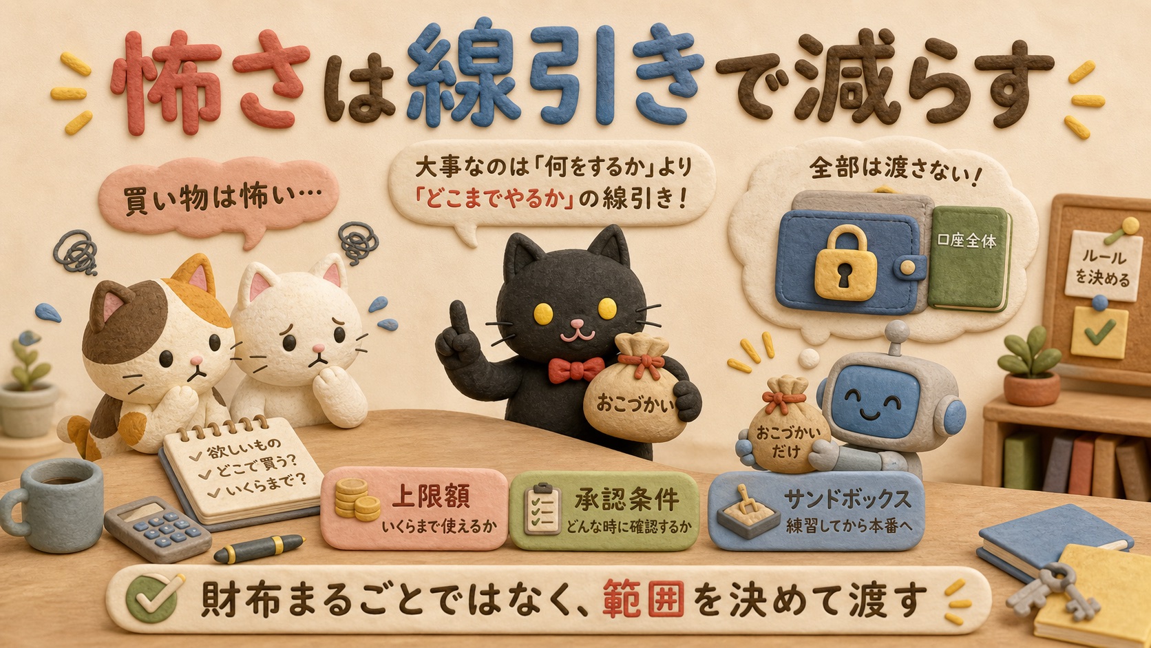 怖さは線引きで減らす
