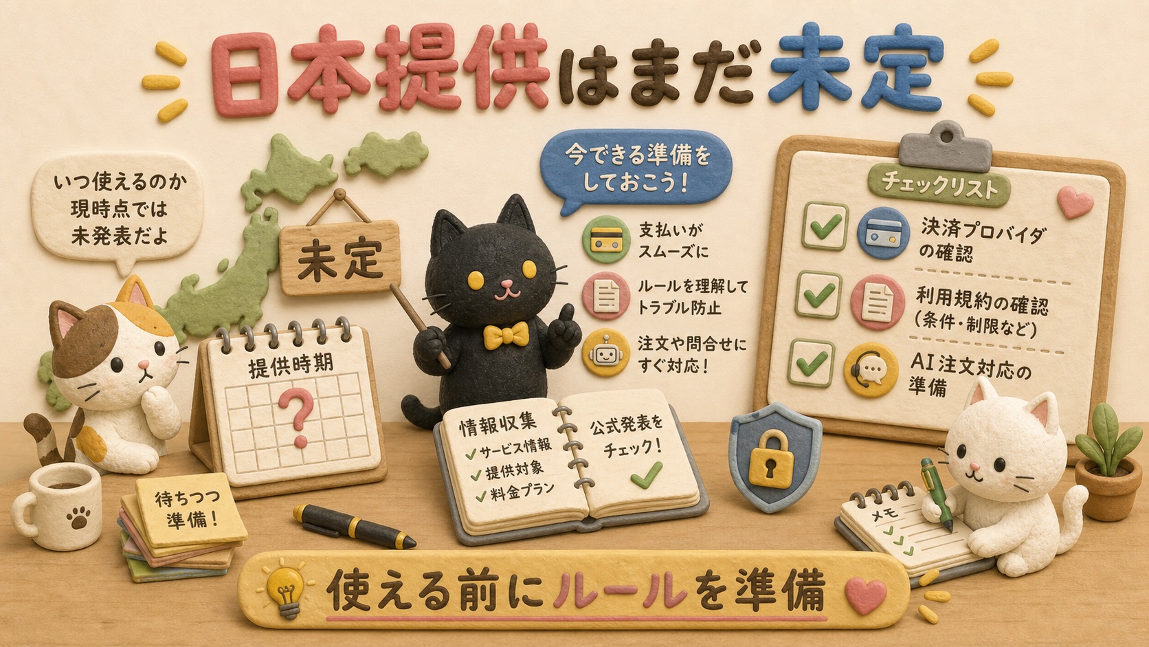 日本提供はまだ未定